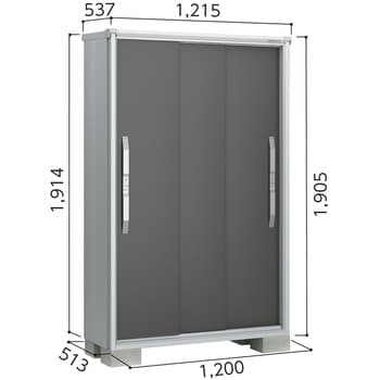 ESF-1205A ヨド物置 エスモ ESF-1205A 1台 ヨドコウ 【通販モノタロウ】