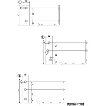 ステンレス コーナー金具 水本機械製作所
