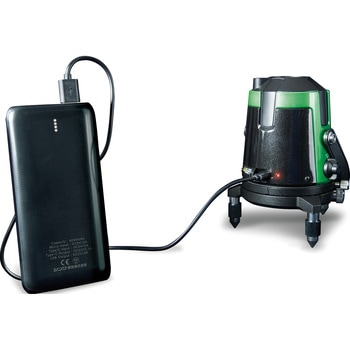 モバイルバッテリー ソーラーパネル付 レーザーロボ LEXIA用 シンワ測定