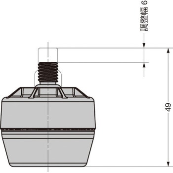簡易調整機能付きアジャスター LAMP(スガツネ)