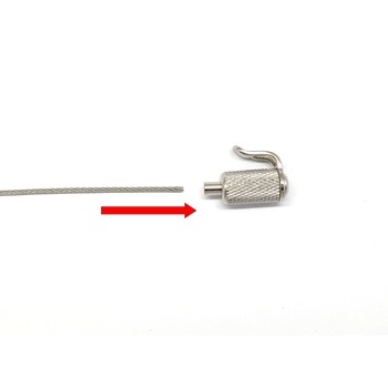 ニッケルディスプレイパーツ フック - ニッサチェイン