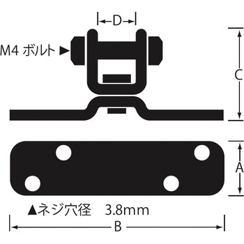 転倒防止金具 - ニッサチェイン