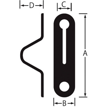 ステンレスボールキャッチ2穴 ニッサチェイン