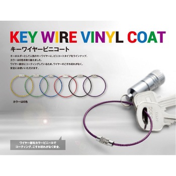 ビニコートキーワイヤー ニッサチェイン