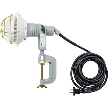 エコビックLED投光器20W 防雨2Pプラグタイプ(アースなし) 日動工業