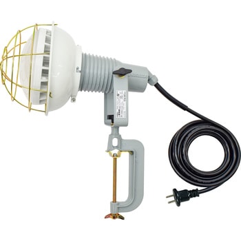 エコビックLED投光器40W 防雨2Pプラグタイプ(アースなし) 日動工業