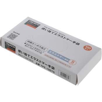 使い捨てエラストマー手袋 内エンボス TRUSCO