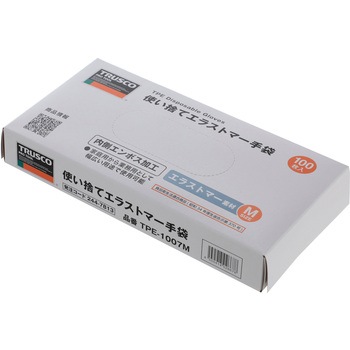 使い捨てエラストマー手袋 内エンボス TRUSCO