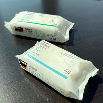 除菌薬液たっぷりウェットワイパー大判 30枚 TRUSCO
