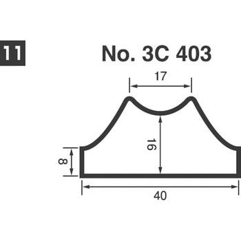 マルチストレートサンダーパッド 凹パッド SI