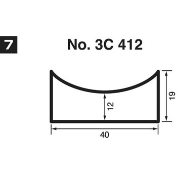 マルチストレートサンダーパッド 凹パッド SI