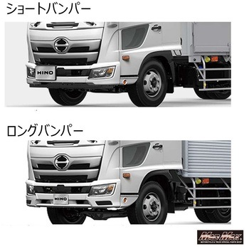 日野 17レンジャー メッキ ヘッドライトカバー ロングバンパー専用 交換タイプ 左右セット - MAD MAX(マッドマックス)