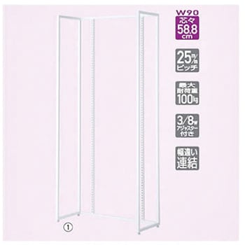 UR90 壁面タイプ ホワイト 本体 - アズワン