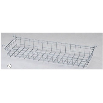 中折れワゴン用上置きカゴセット W90cm用 アズワン
