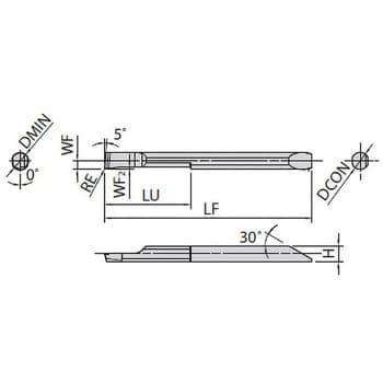 EZBR040040HP-008H PR1225 EZバー チップ EZB-HP Hブレーカ(小内径加工 