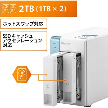 T231KM102 QNAP NAS 2ベイ TS231K タワー 3年保証 1個 QNAP 【通販