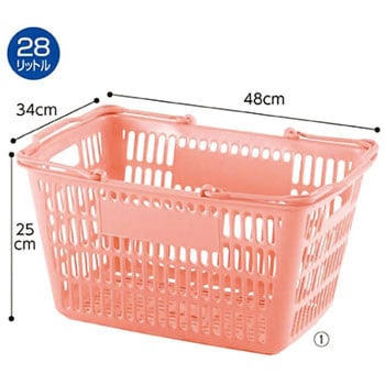 買物カゴ(28リットル) - アズワン