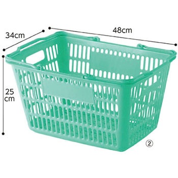 買物カゴ(28リットル) - アズワン