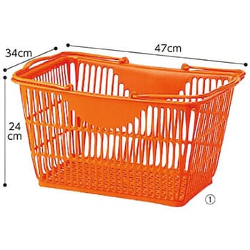 買物カゴ(28リットル) アズワン