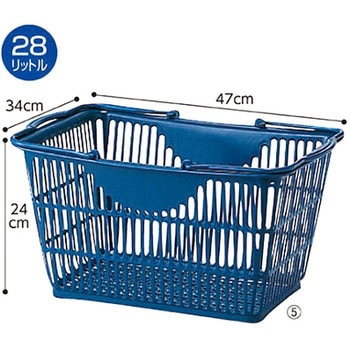 買物カゴ(28リットル) アズワン