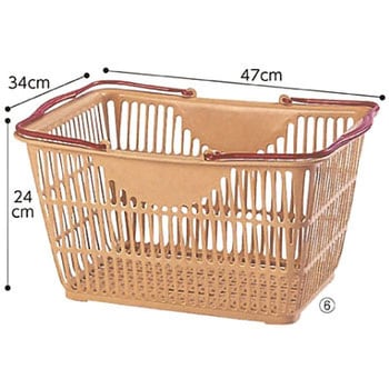 買物カゴ(28リットル) アズワン