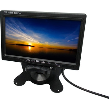 LCDモニター7インチ BROADWATCH 防犯カメラRCA端子