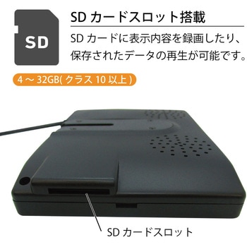 【2CH対応】録画機能付き7インチLCDモニター ブロードウォッチ