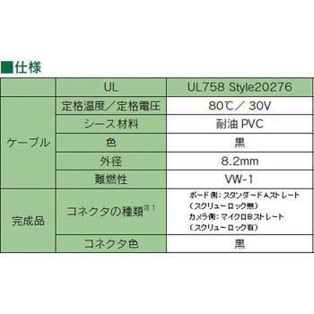 USB3-KR1-A-MBS-030 USB3 Visionケーブル 1本(3m) 沖電線 【通販サイト