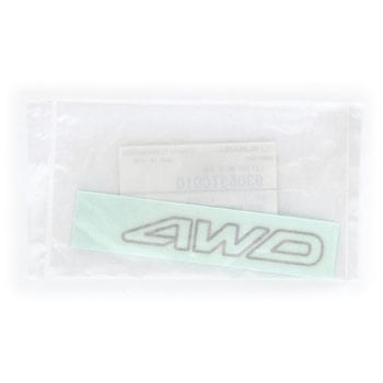 (93053)ラベル，フロント 4WD スバル