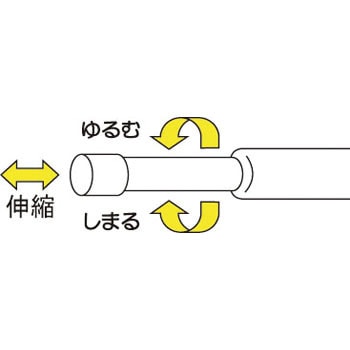 きらきらポール浴室用伸縮竿 モリ工業 物干し竿 通販モノタロウ Bas 1 8