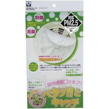 通風口用フィルターペタッとキャッチ 新北九州工業