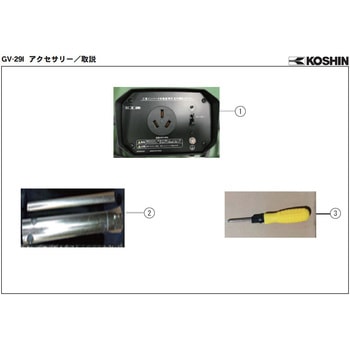 インバーター発電機 GV-29I-AAA-0 部品 工進