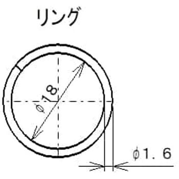 マンテルチェーン SUS304  片側リング・カラビナフック付 ラクテム