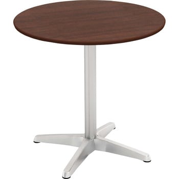 カフェテーブル 75cm 丸 アルミX脚 Y2K 食堂用テーブル 【通販モノタロウ】