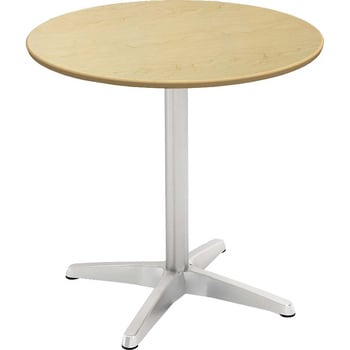 カフェテーブル 75cm 丸 アルミX脚 Y2K 食堂用テーブル 【通販モノタロウ】