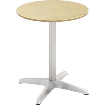 カフェテーブル 60cm 丸 アルミX脚 Y2K 食堂用テーブル 【通販モノタロウ】