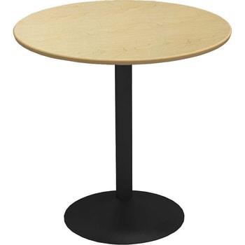 カフェテーブル 75cm 丸 スチール丸脚ブラック Y2K 食堂用テーブル