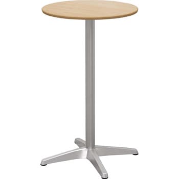 カフェテーブル ハイタイプ 60cm 丸 アルミX脚 Y2K 食堂用テーブル