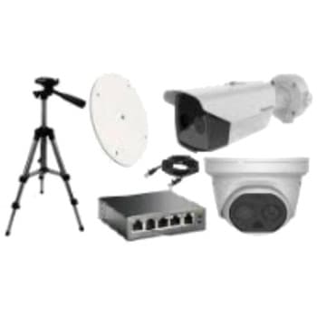 バレット/タレット型用 三脚/金具セット2(PoE/PoE対応ネットワークスイッチ) bitstrong