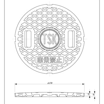 標準マス用フタ 東栄管機