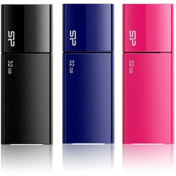 スライド式USB2.0対応メモリ U05 シリコンパワー(Silicon Power)