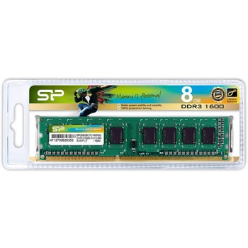 メモリ DDR3 1600 32GB(8G x 4枚) SiliconPower