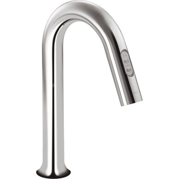 ゆプラス 自動水栓一体型 適温出湯 6L 手動・湯水切替スイッチ付オートマージュグースネックタイプ INAX(LIXIL)