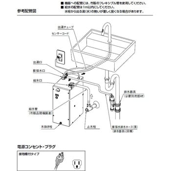 EHMS-CA6ECSC3-323 ゆプラス 自動水栓一体型 適温出湯 6L 手動?湯水