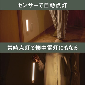 ぷらり。ぺたんこセンサーライト ムサシ
