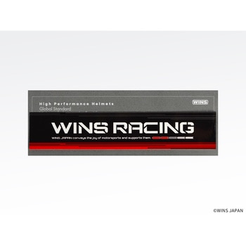 73792 WINS RACING �X�e�b�J�[ WINS(�E�B���Y) 01.���F ���@40�~200mm 75074040