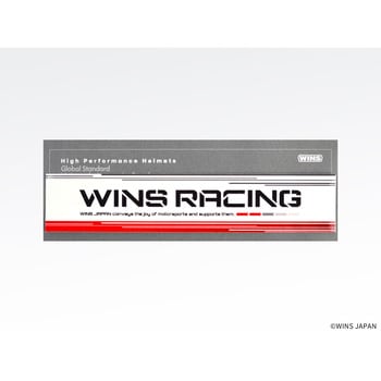 73808 WINS RACING �X�e�b�J�[ WINS(�E�B���Y) 02.���F ���@40�~200mm 75074049