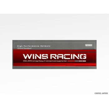 73815 WINS RACING �X�e�b�J�[ WINS(�E�B���Y) 03.�ԐF ���@40�~200mm 75074058