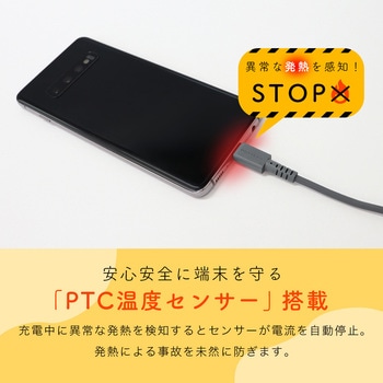 しなやかでやわらかいType-A to Type-C シリコンケーブル MOTTERU