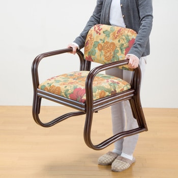 NEW天然籐思いやり座椅子 ファミリー・ライフ 介護椅子 【通販モノタロウ】